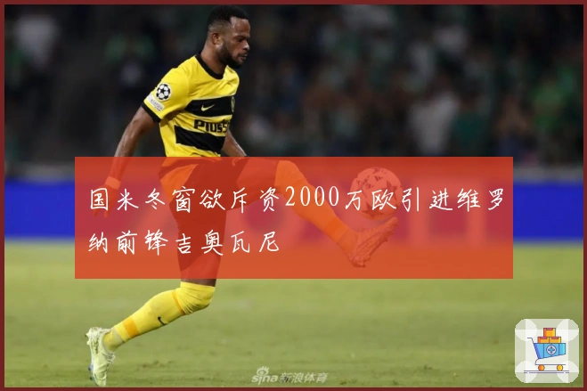 国米冬窗欲斥资2000万欧引进维罗纳前锋吉奥瓦尼